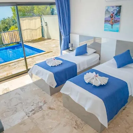 Yazlikcim Luks Muhafazakar Helal Eliva 6 Kisilik Villa Kas